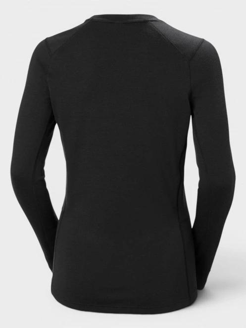 Helly Hansen W Lifa Merino Midweight Crew női aláöltöző felső fekete színben 7