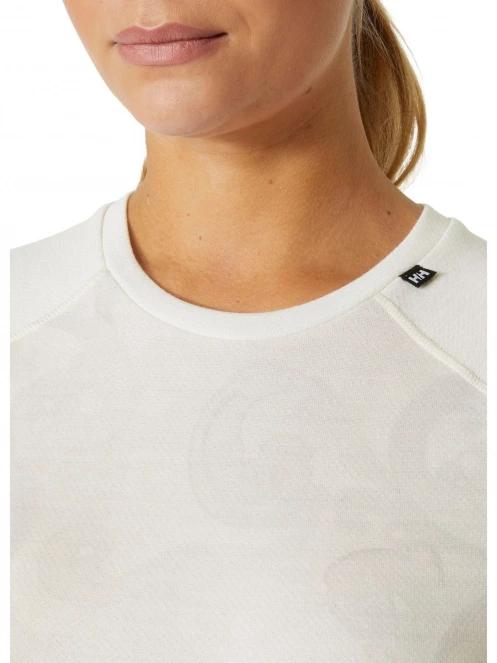 Helly Hansen W Lifa Merino Midw Gra Crew női aláöltöző felső fehér színben 4