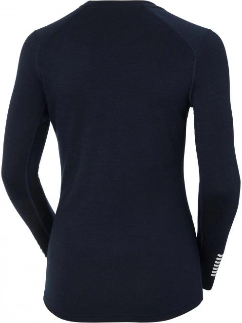 Helly Hansen W Lifa Merino Midw Gra Crew női aláöltöző felső sötétkék színben 7