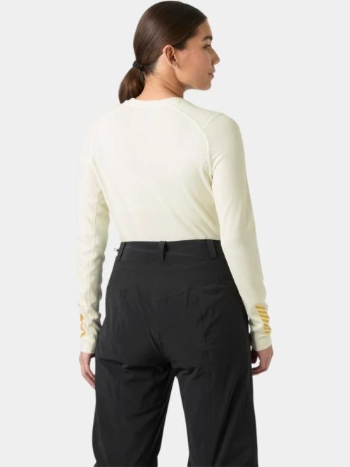 Helly Hansen W Lifa Merino Midw Gra Crew női aláöltöző felső homok színben 3