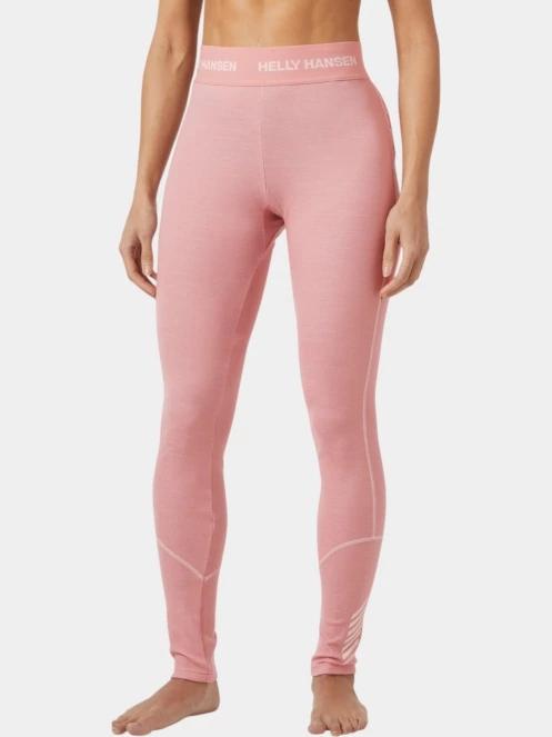 Helly Hansen W Lifa Merino Midweight Pant női aláöltöző nadrág rózsaszín színben 2