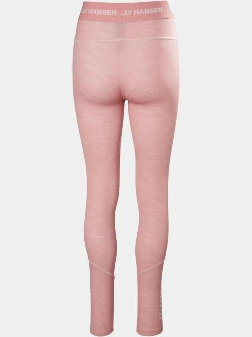 Helly Hansen W Lifa Merino Midweight Pant női aláöltöző nadrág rózsaszín színben 7