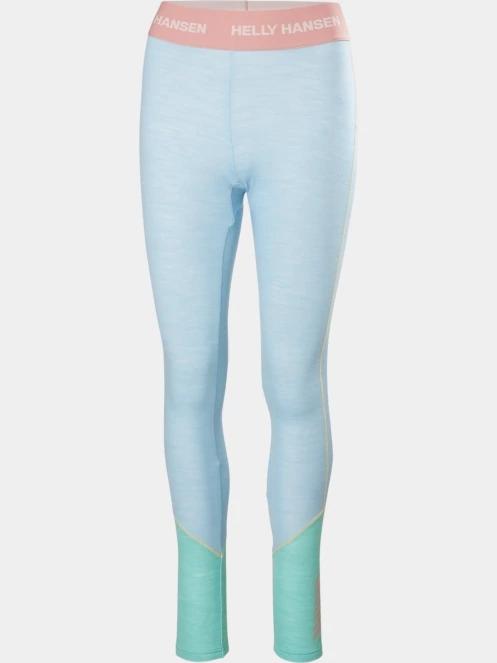 Helly Hansen W Lifa Merino Midweight Pant női aláöltöző nadrág világoskék színben 6