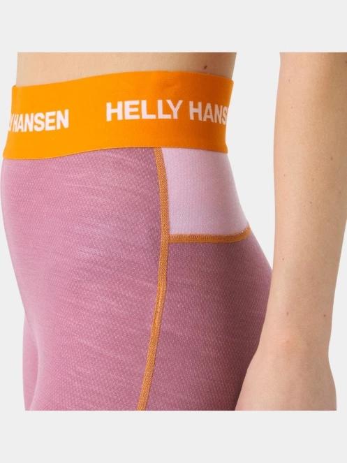 Helly Hansen W Lifa Merino Midweight Pant női aláöltöző nadrág rózsaszín színben 5