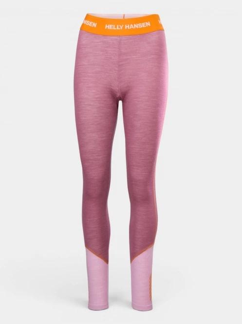 Helly Hansen W Lifa Merino Midweight Pant női aláöltöző nadrág rózsaszín színben 6