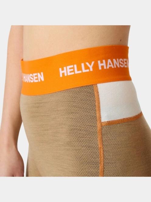 Helly Hansen W Lifa Merino Midweight Pant női aláöltöző nadrág barna színben 9