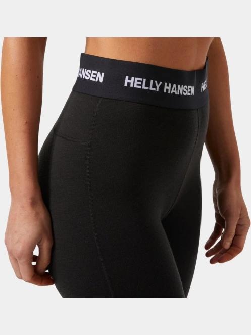 Helly Hansen W Lifa Merino Midweight Pant női aláöltöző nadrág fekete színben 5