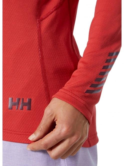 Helly Hansen W Lifa Active Crew női aláöltöző felső piros színben 4