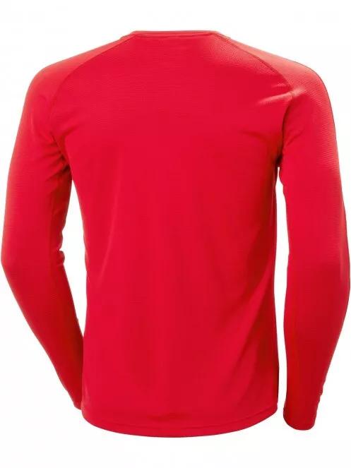 Helly Hansen Lifa Active Stripe Crew férfi aláöltöző felső piros színben 5