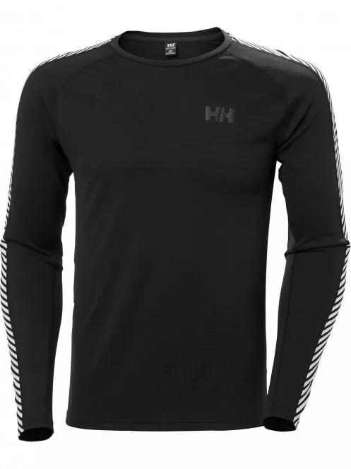 Helly Hansen Lifa Active Stripe Crew férfi aláöltöző felső fekete színben 4