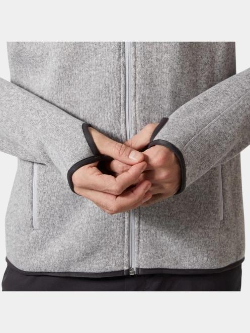 Helly Hansen Varde Fleece Jacket 2.0 férfi polár pulóver szürke színben 4
