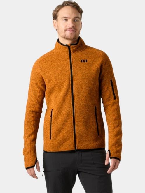 Helly Hansen Varde Fleece Jacket 2.0 férfi polár pulóver narancssárga színben 2