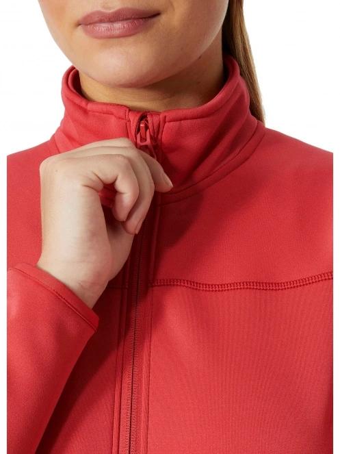 Helly Hansen W Alphelia Zero Fleece Jkt női polár pulóver piros színben 4