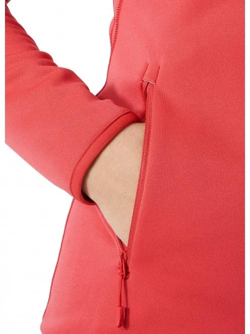 Helly Hansen W Alphelia Zero Fleece Jkt női polár pulóver piros színben 5