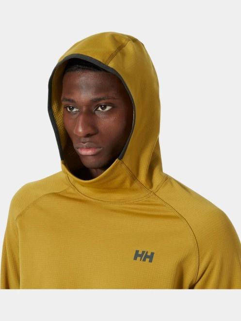 Helly Hansen Versalite Fleece Hoodie férfi polár pulóver sárga színben 4