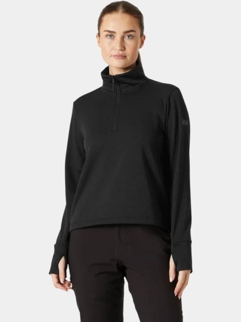 Helly Hansen W Versalite Cinched Fleece női polár pulóver fekete színben 2