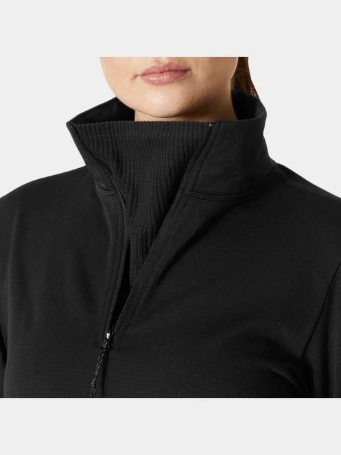 Helly Hansen W Versalite Cinched Fleece női polár pulóver fekete színben 4