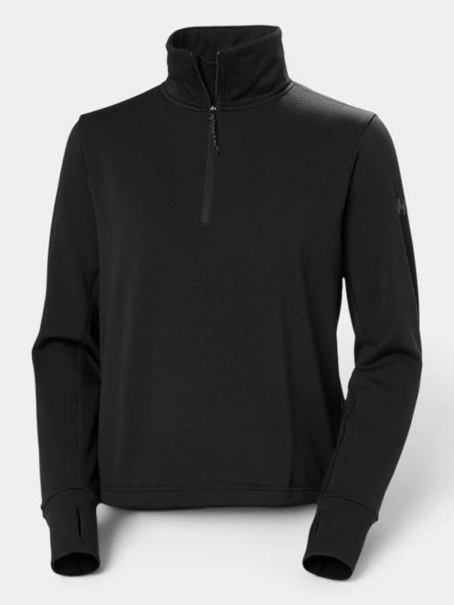 Helly Hansen W Versalite Cinched Fleece női polár pulóver fekete színben 7