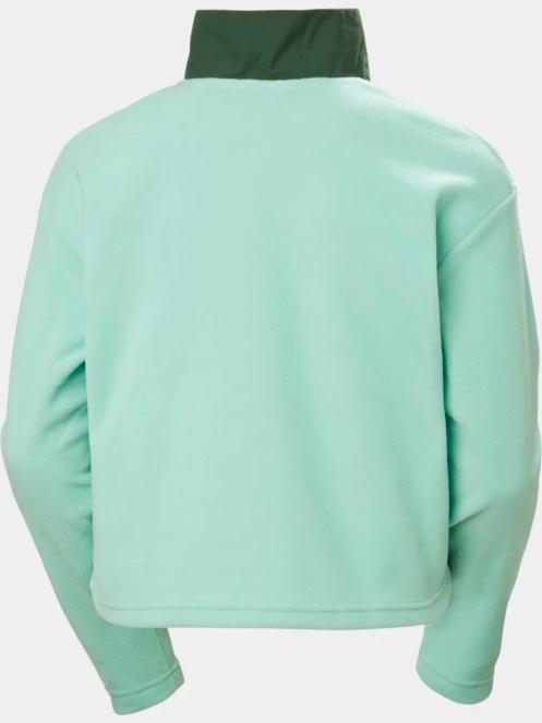 Helly Hansen W Daybreaker Cropped Fleece női polár pulóver zöld színben 7
