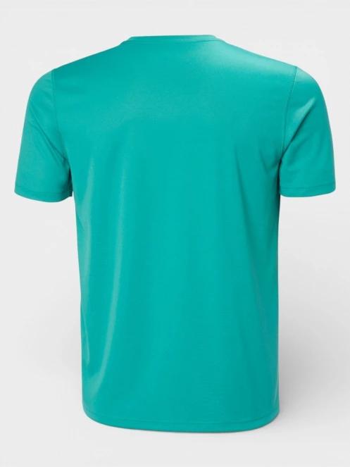 Helly Hansen Hh Tech Graphic T-Shirt férfi rövid ujjú sport póló zöld színben 6