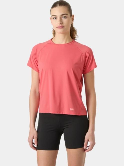 Helly Hansen W Shine Solen T-Shirt női rövid ujjú sport póló rózsaszín színben 2