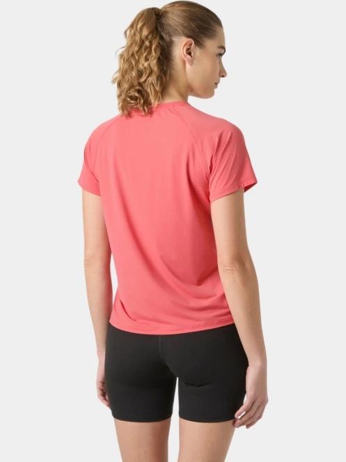 Helly Hansen W Shine Solen T-Shirt női rövid ujjú sport póló rózsaszín színben 3