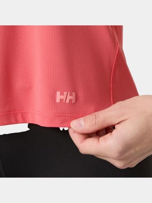 Helly Hansen W Shine Solen T-Shirt női rövid ujjú sport póló rózsaszín színben 4