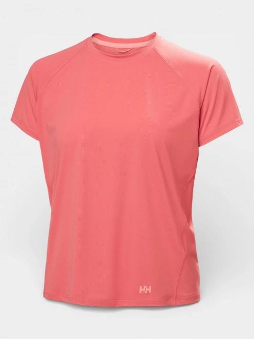 Helly Hansen W Shine Solen T-Shirt női rövid ujjú sport póló rózsaszín színben 5