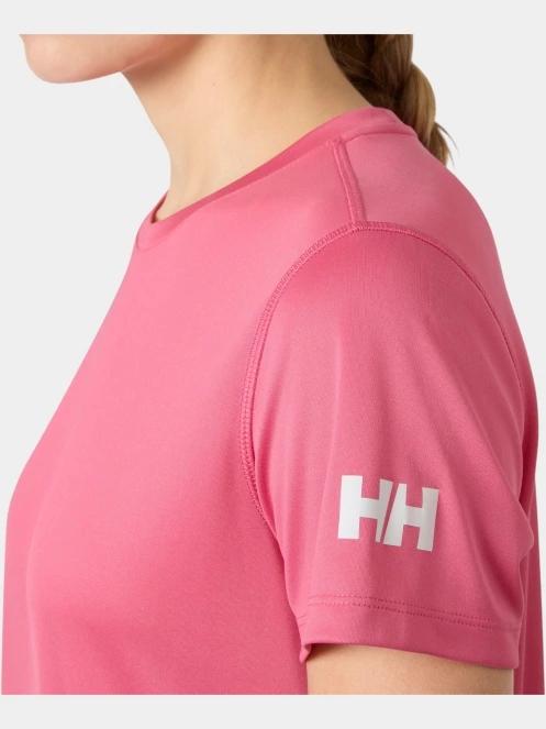 Helly Hansen W Hh Tech T-Shirt női rövid ujjú sport póló magenta színben 4