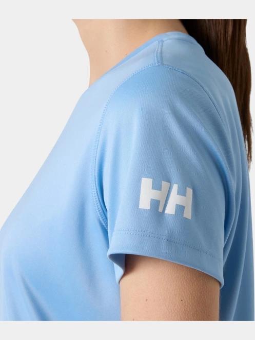 Helly Hansen W Hh Tech T-Shirt női rövid ujjú sport póló világoskék színben 4