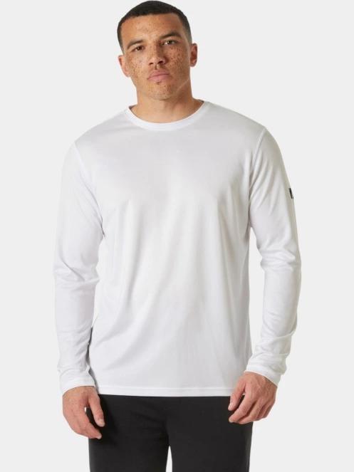Helly Hansen Hh Tech Crew Ls férfi hosszú ujjú sport póló fehér színben 2