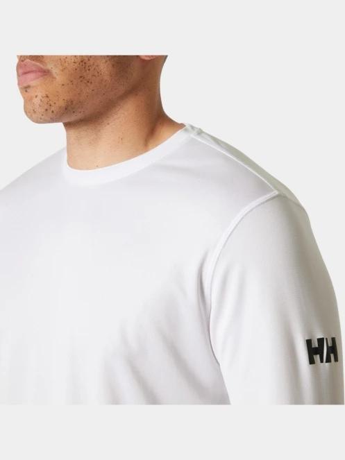 Helly Hansen Hh Tech Crew Ls férfi hosszú ujjú sport póló fehér színben 4