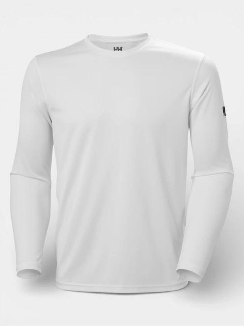 Helly Hansen Hh Tech Crew Ls férfi hosszú ujjú sport póló fehér színben 5