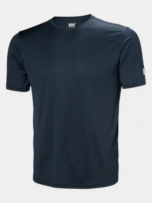 Helly Hansen Hh Tech T-Shirt 2.0 férfi rövid ujjú sport póló sötétkék színben 5