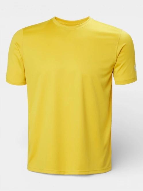 Helly Hansen Hh Tech T-Shirt férfi rövid ujjú sport póló sárga színben 5