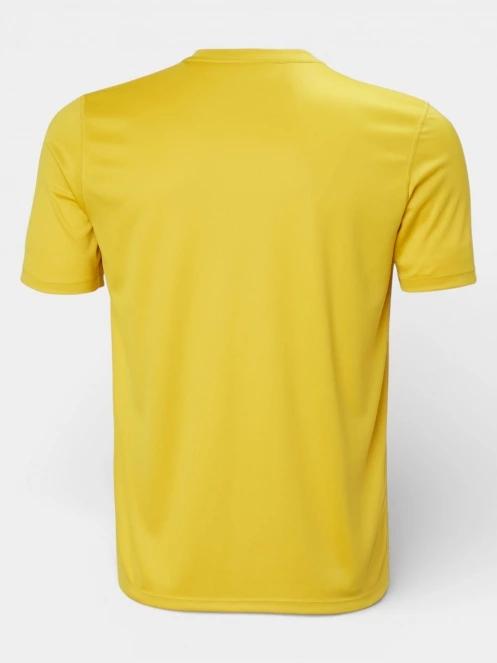 Helly Hansen Hh Tech T-Shirt férfi rövid ujjú sport póló sárga színben 6
