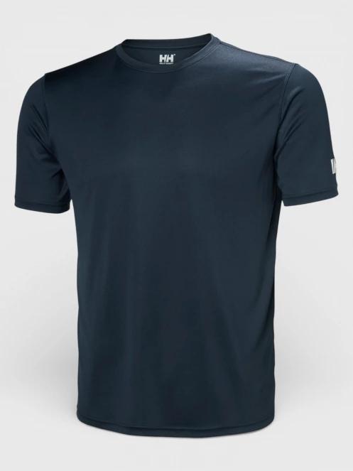 Helly Hansen Hh Tech T-Shirt férfi rövid ujjú sport póló sötétkék színben 5