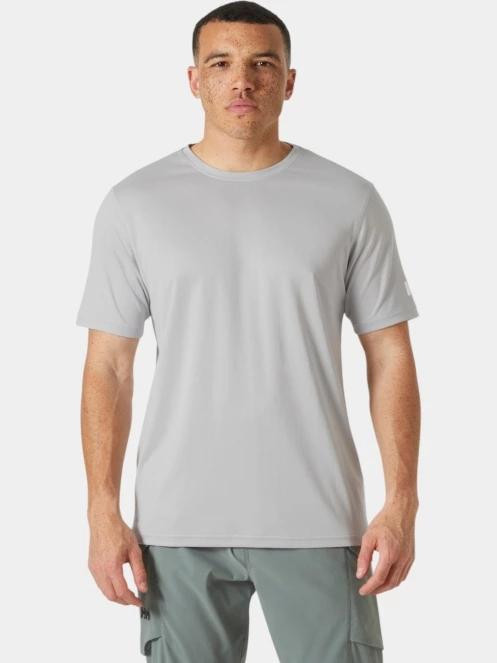Helly Hansen Hh Tech T-Shirt férfi rövid ujjú sport póló szürke színben 2