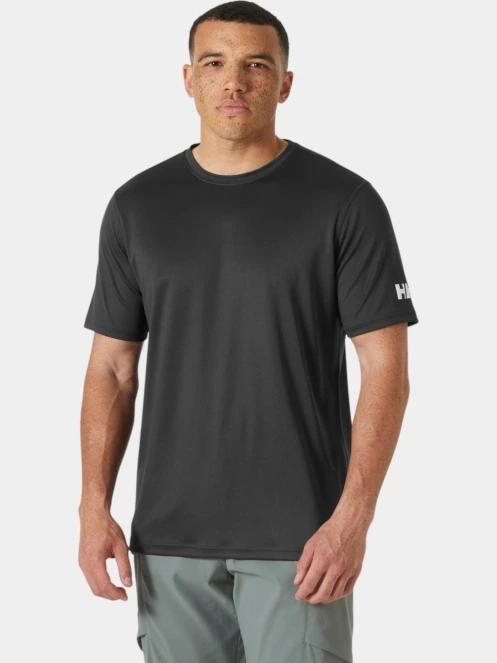Helly Hansen Hh Tech T-Shirt férfi rövid ujjú sport póló fekete színben 2