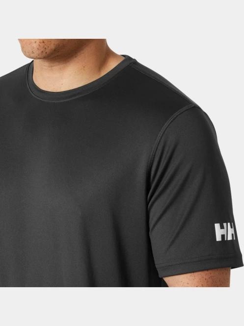 Helly Hansen Hh Tech T-Shirt férfi rövid ujjú sport póló fekete színben 4