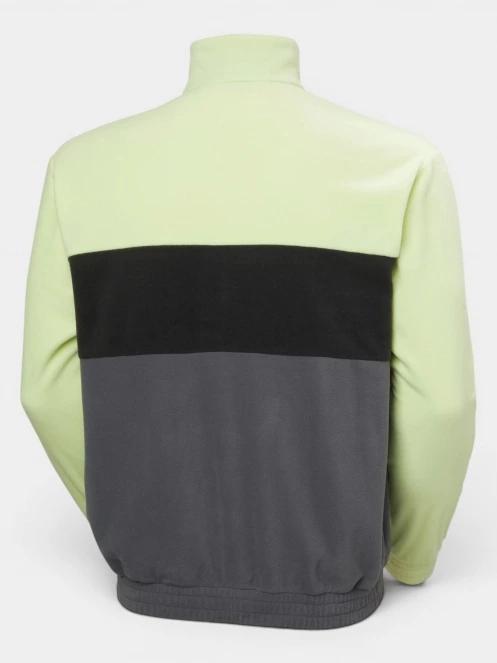 Helly Hansen Daybreaker Hugg Snap Fleece férfi polár pulóver világoszöld színben 3
