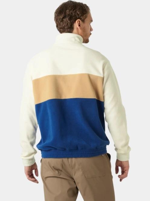 Helly Hansen Daybreaker Hugg Snap Fleece férfi polár pulóver homok színben 3