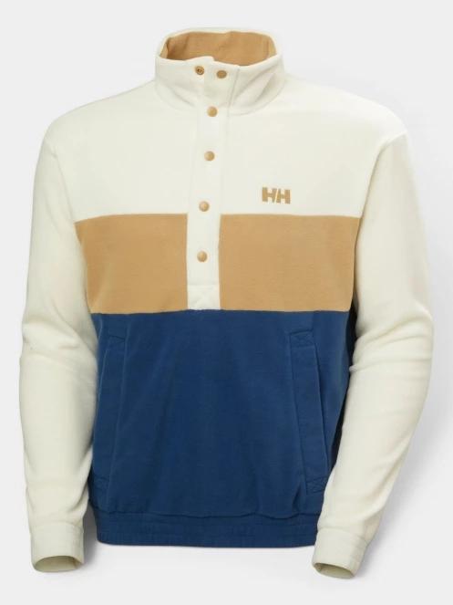 Helly Hansen Daybreaker Hugg Snap Fleece férfi polár pulóver homok színben 6
