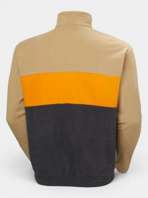 Helly Hansen Daybreaker Hugg Snap Fleece férfi polár pulóver barna színben 7