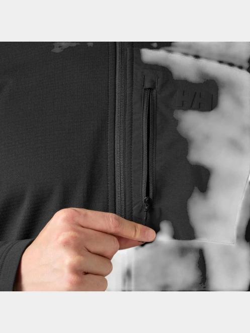 Helly Hansen Versalite Fleece Jacket férfi polár pulóver fekete színben 6