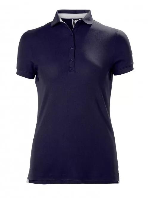 Helly Hansen W Crewline Polo női galléros póló sötétkék színben 2