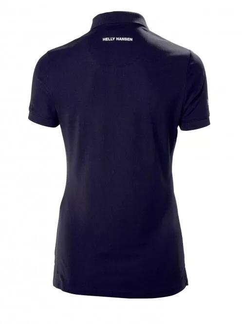 Helly Hansen W Crewline Polo női galléros póló sötétkék színben 3