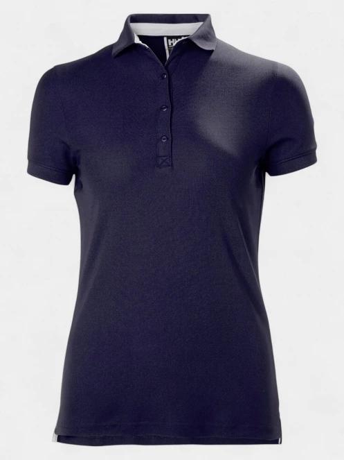 Helly Hansen W Crewline Polo női galléros póló sötétkék színben 2