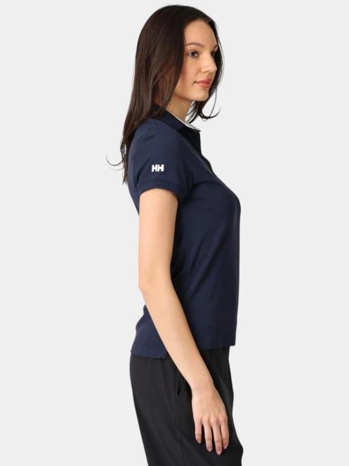 Helly Hansen W Crewline Polo női galléros póló sötétkék színben 5