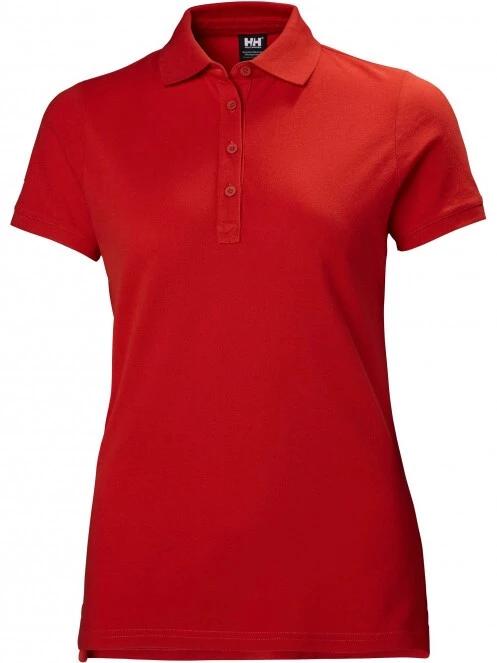 Helly Hansen W Crew Pique 2 Polo női galléros póló piros színben 2